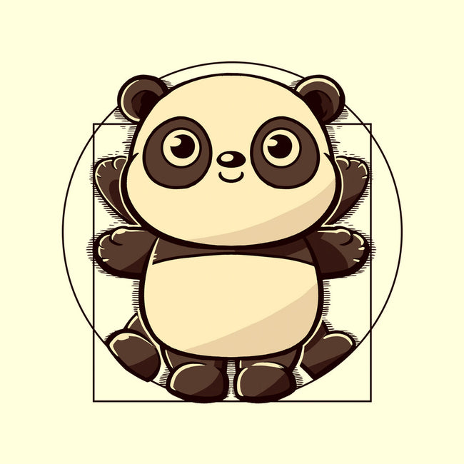 Vitruvian Panda-None-Glossy-Sticker-koalastudio