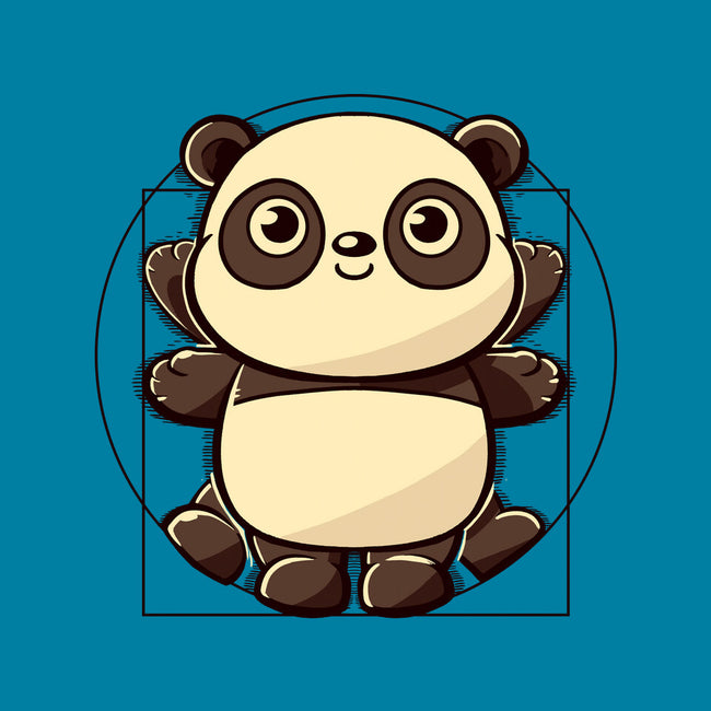 Vitruvian Panda-None-Glossy-Sticker-koalastudio