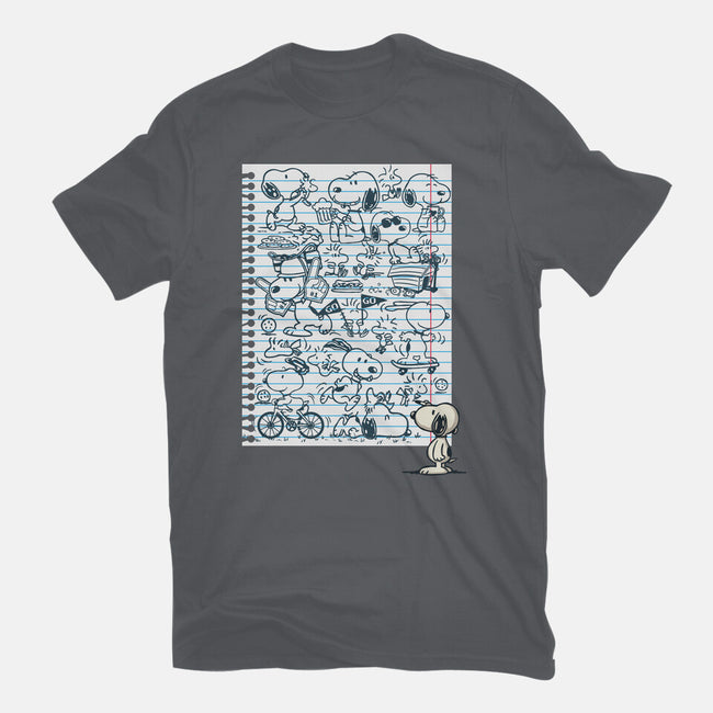 Doodle Beagle-Mens-Premium-Tee-Xentee