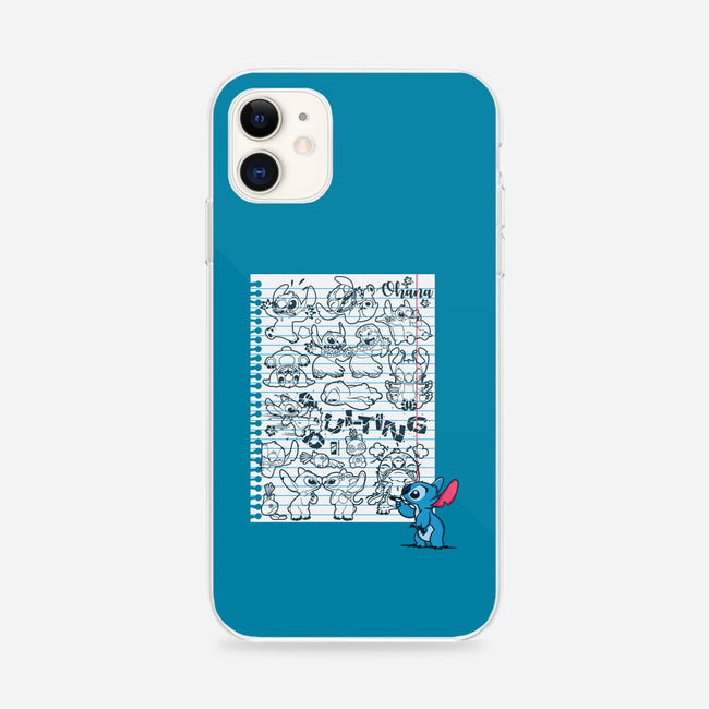 Doodle Alien-iPhone-Snap-Phone Case-Xentee