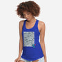 Doodle Alien-Womens-Racerback-Tank-Xentee