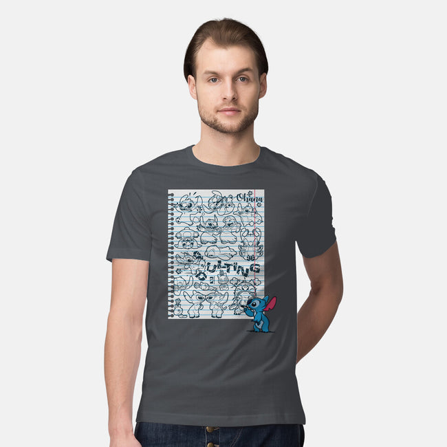 Doodle Alien-Mens-Premium-Tee-Xentee