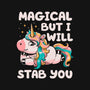 Magical But Will Stab You-None-Fleece-Blanket-koalastudio