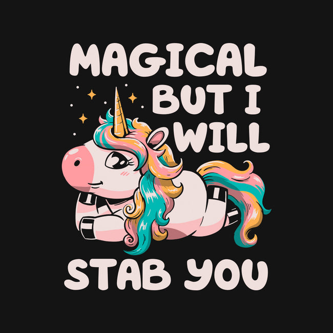 Magical But Will Stab You-Womens-Fitted-Tee-koalastudio