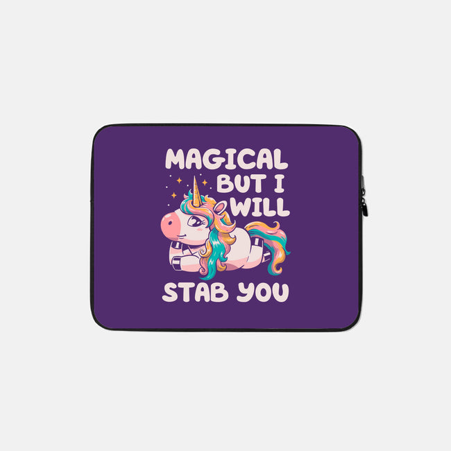 Magical But Will Stab You-None-Zippered-Laptop Sleeve-koalastudio