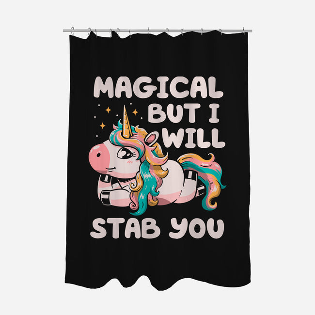 Magical But Will Stab You-None-Polyester-Shower Curtain-koalastudio