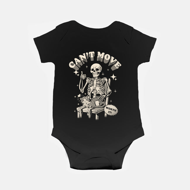 Can't Move-Baby-Basic-Onesie-Gazo1a