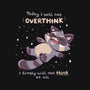 No Thoughts Raccoon-Cat-Basic-Pet Tank-TechraNova