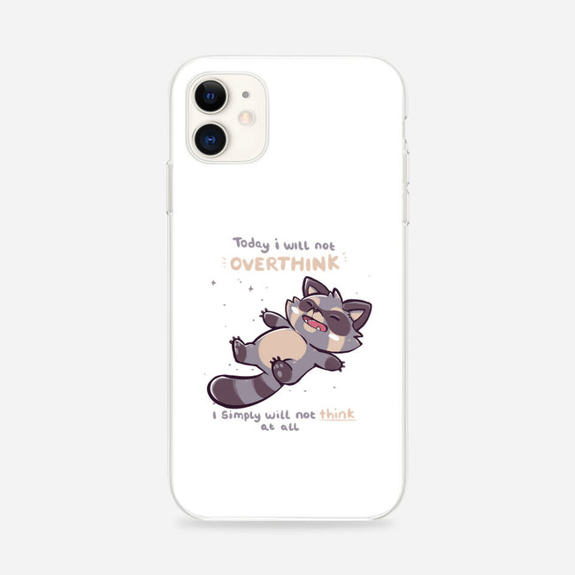 No Thoughts Raccoon-iPhone-Snap-Phone Case-TechraNova