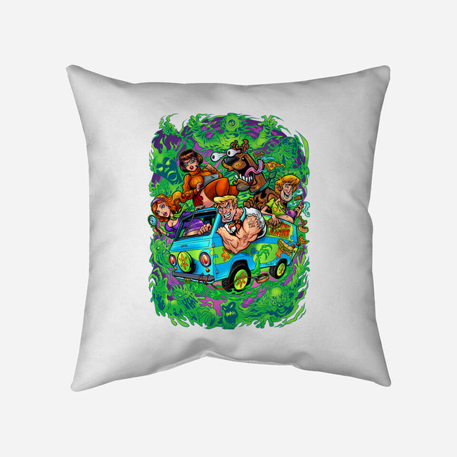Mystery Gang-None-Non-Removable Cover w Insert-Throw Pillow-brianallen