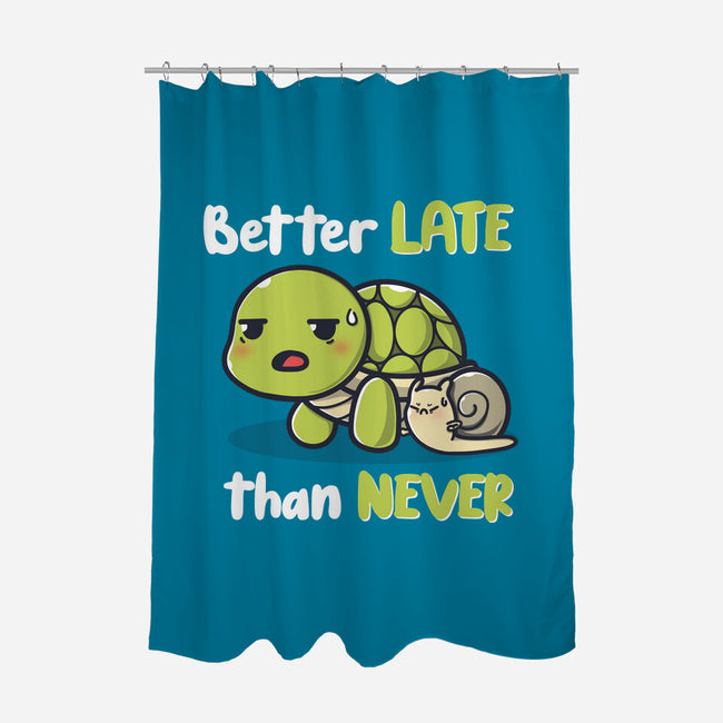 Better Late Than Never-None-Polyester-Shower Curtain-Freecheese