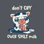 Don't Cry Please-Womens-Fitted-Tee-Freecheese