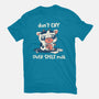 Don't Cry Please-Womens-Fitted-Tee-Freecheese
