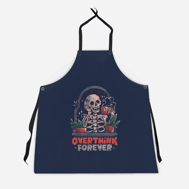 Overthink Forever-Unisex-Kitchen-Apron-eduely