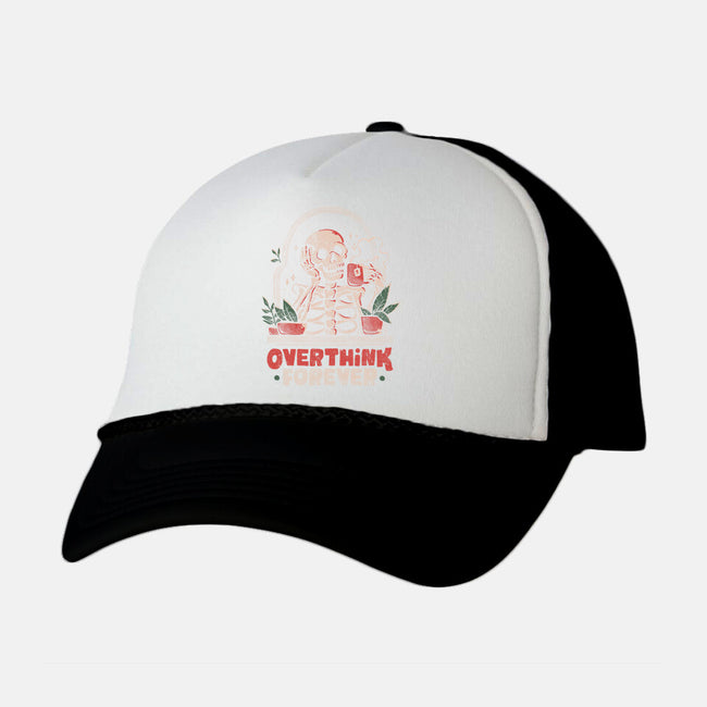Overthink Forever-Unisex-Trucker-Hat-eduely
