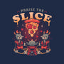 Praise The Slice-None-Glossy-Sticker-eduely