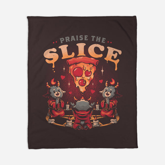 Praise The Slice-None-Fleece-Blanket-eduely