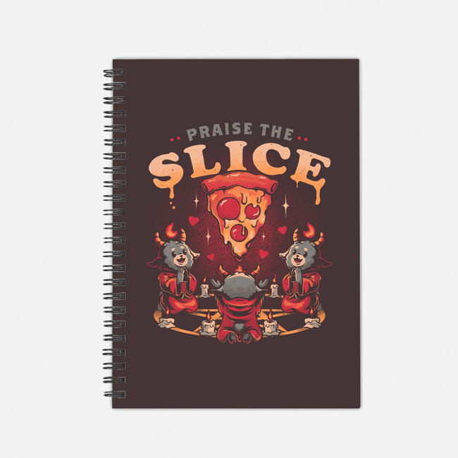 Praise The Slice-None-Dot Grid-Notebook-eduely