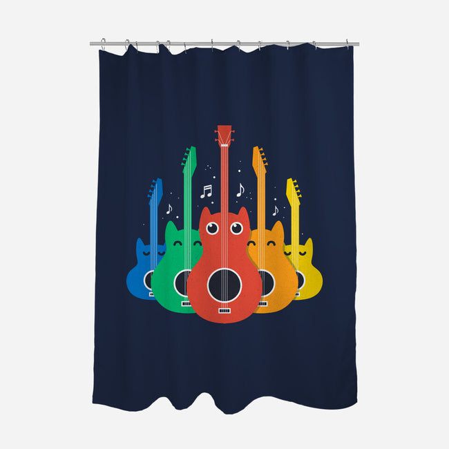 Feline Symphony-None-Polyester-Shower Curtain-erion_designs