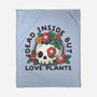 Dead But Love Plants-None-Fleece-Blanket-NemiMakeit
