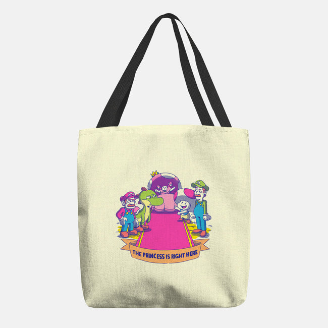 The Princess Is Right Here-None-Basic Tote-Bag-Stevie