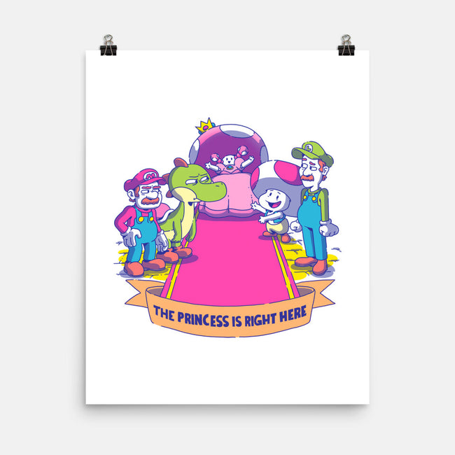 The Princess Is Right Here-None-Matte-Poster-Stevie