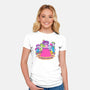 The Princess Is Right Here-Womens-Fitted-Tee-Stevie
