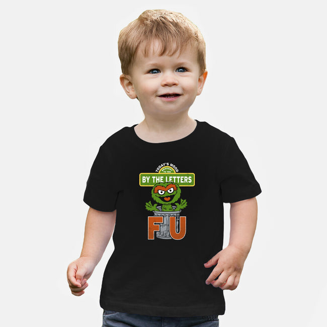 Grouchy Letters-Baby-Basic-Tee-Nemons