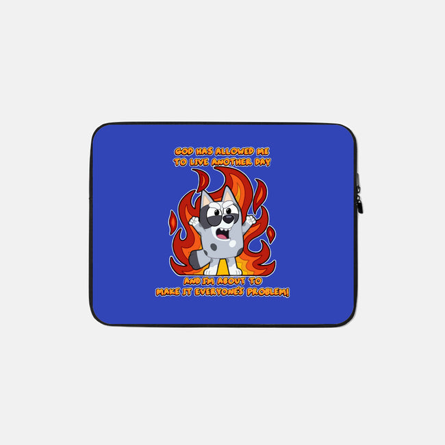 Muffin Lives Another Day-None-Zippered-Laptop Sleeve-Alexhefe
