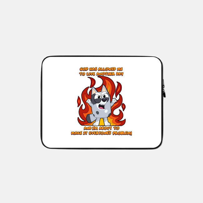 Muffin Lives Another Day-None-Zippered-Laptop Sleeve-Alexhefe