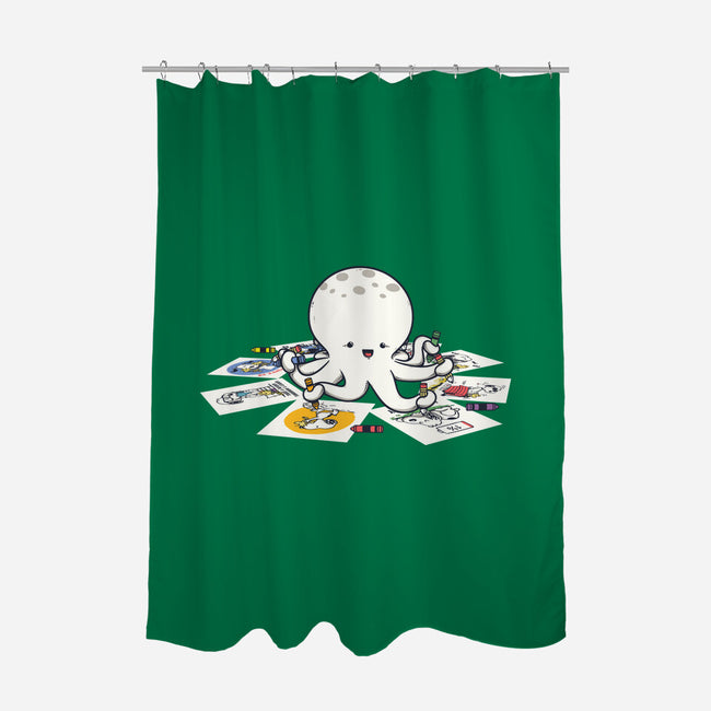 Octodextrous-None-Polyester-Shower Curtain-Xentee
