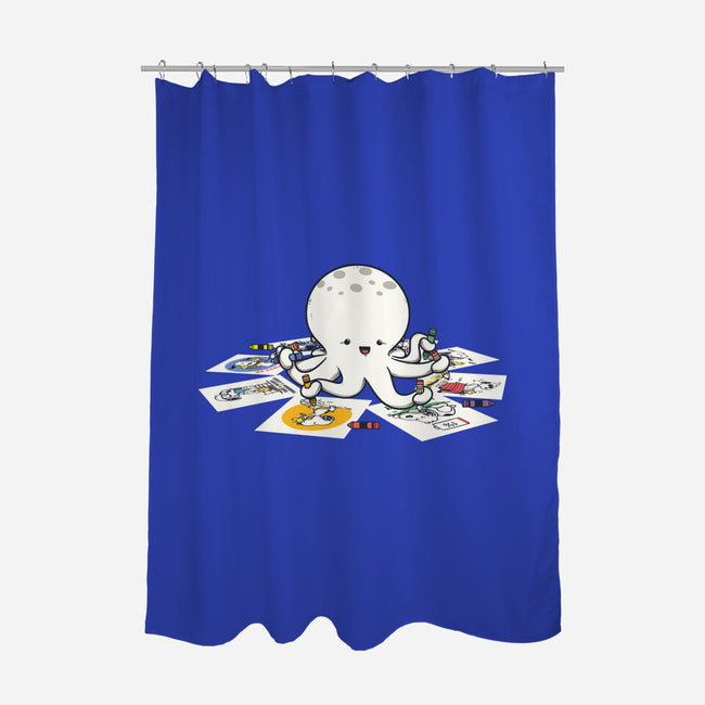 Octodextrous-None-Polyester-Shower Curtain-Xentee