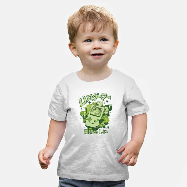 Retro Gamers Are Awesome-Baby-Basic-Tee-Kladenko