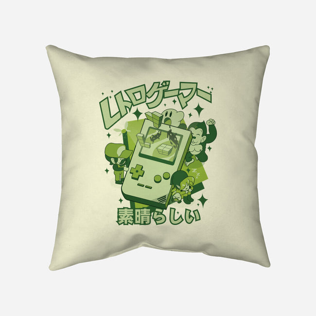Retro Gamers Are Awesome-None-Removable Cover-Throw Pillow-Kladenko