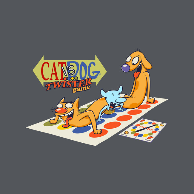 Cat Vs Dog-None-Stretched-Canvas-Xentee