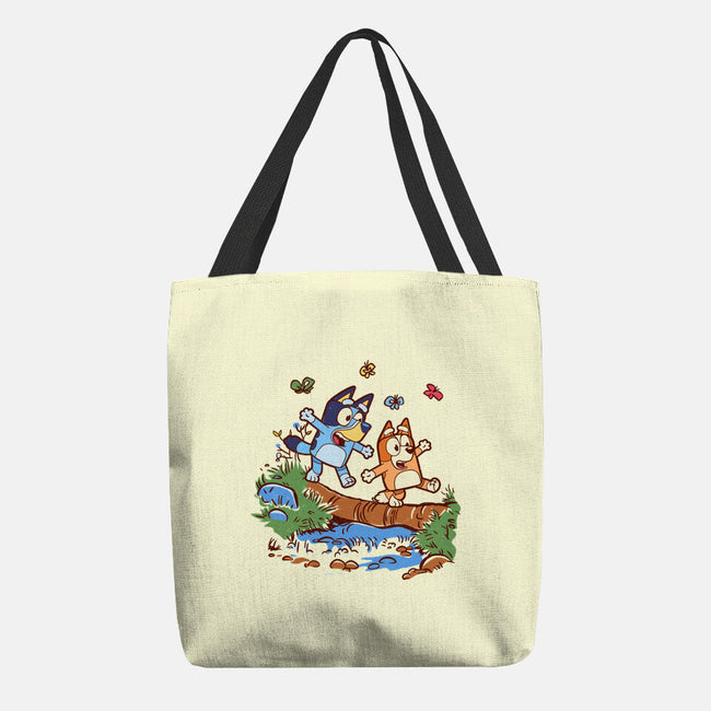 Walking Down The Stream-None-Basic Tote-Bag-Xentee