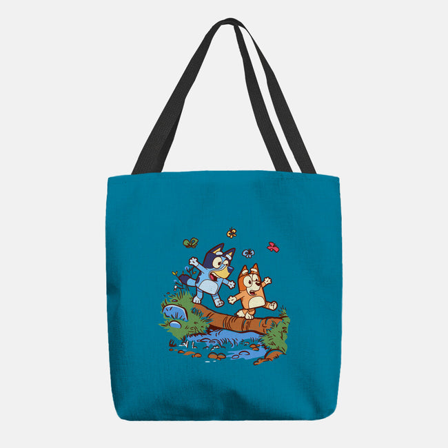 Walking Down The Stream-None-Basic Tote-Bag-Xentee