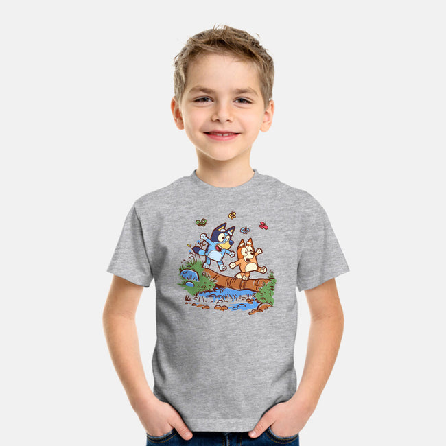 Walking Down The Stream-Youth-Basic-Tee-Xentee