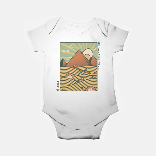 Egypt Mummy Ramen Pyramids-Baby-Basic-Onesie-tobefonseca
