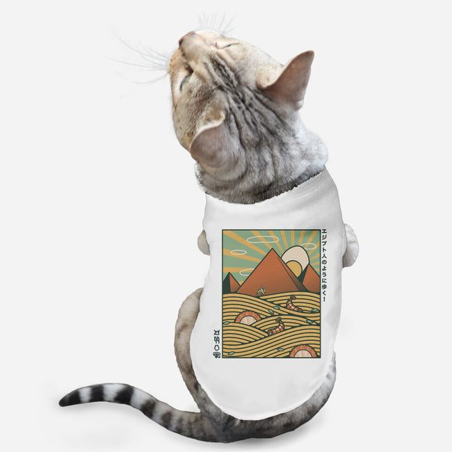 Egypt Mummy Ramen Pyramids-Cat-Basic-Pet Tank-tobefonseca