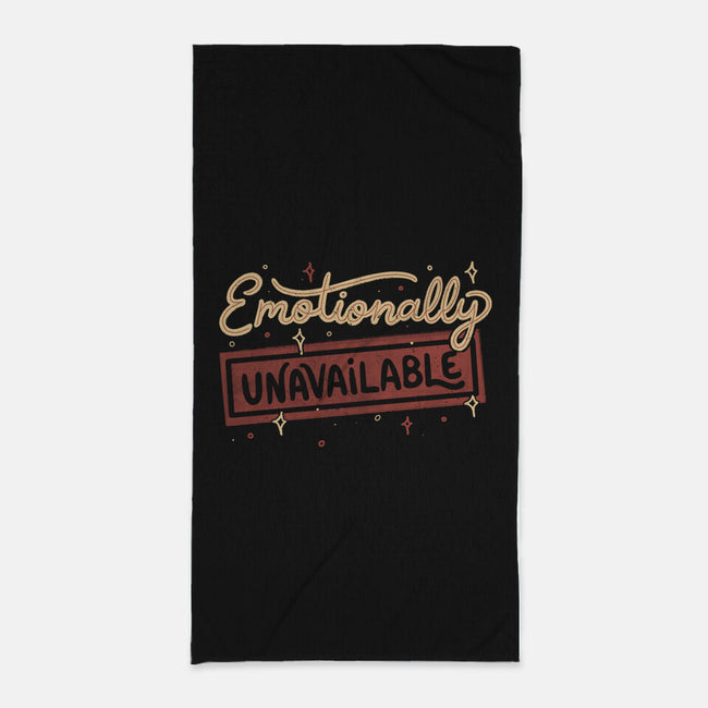 Emotionally Unavailable-None-Beach-Towel-tobefonseca