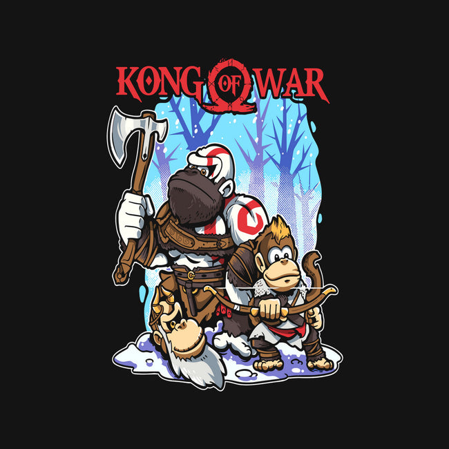 Kong Of War-Womens-Fitted-Tee-Planet of Tees