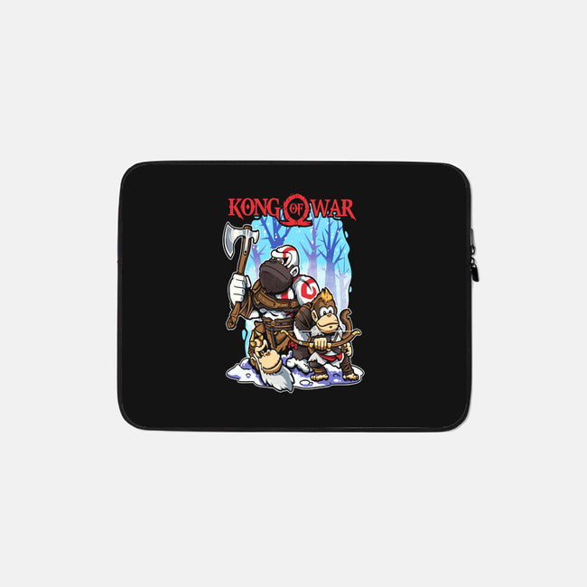 Kong Of War-None-Zippered-Laptop Sleeve-Planet of Tees