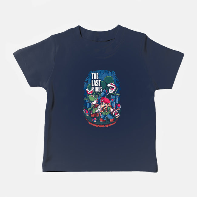 The Last Of Bros-Baby-Basic-Tee-Planet of Tees