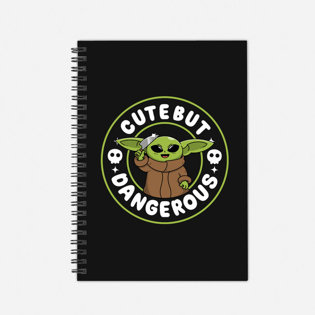 Cute But Dangerous Grogu-None-Dot Grid-Notebook-Tri haryadi