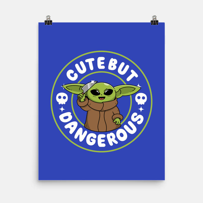 Cute But Dangerous Grogu-None-Matte-Poster-Tri haryadi