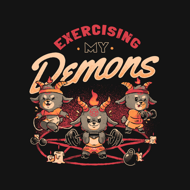 Exercising My Demons-Unisex-Basic-Tee-eduely