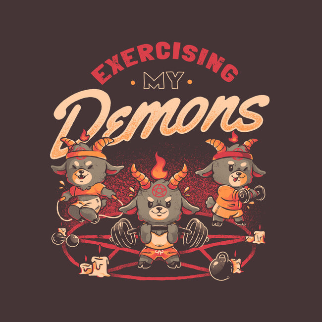 Exercising My Demons-Unisex-Kitchen-Apron-eduely