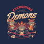 Exercising My Demons-Womens-Basic-Tee-eduely