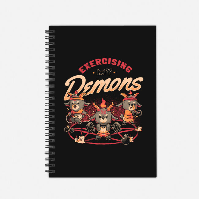 Exercising My Demons-None-Dot Grid-Notebook-eduely